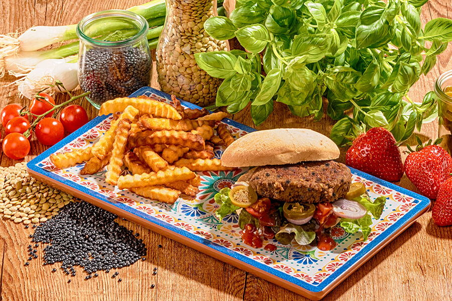 Meat and Lentils - Beef Burger