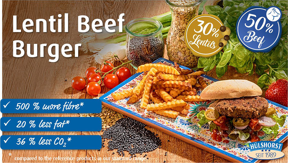Lentil Beef Burger