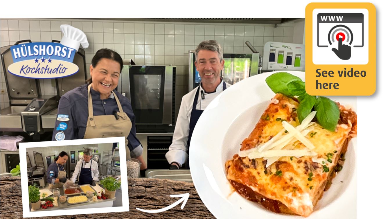 Video minced chicken lasagne