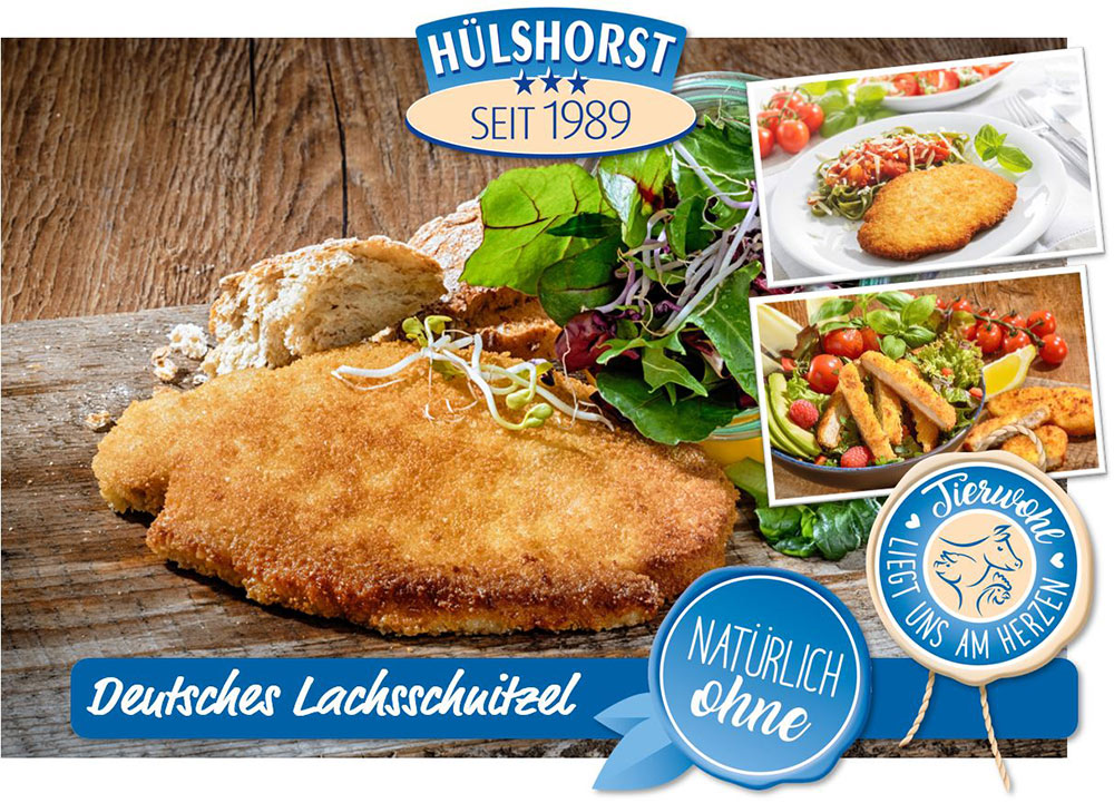 Deutsches Lachsschnitzel - Tierwohl liegt uns am Herzen
