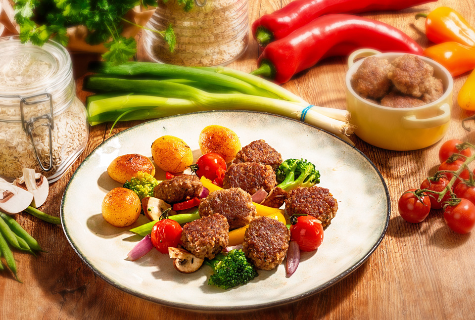 Rinder-Partyfrikadelle