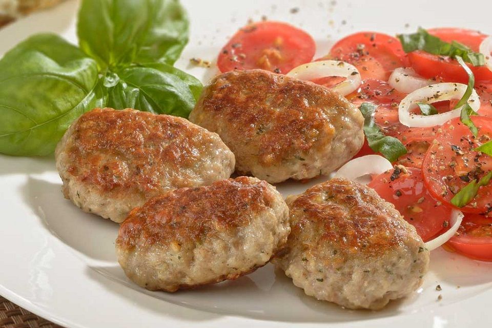 Kalbfleischfrikadelle