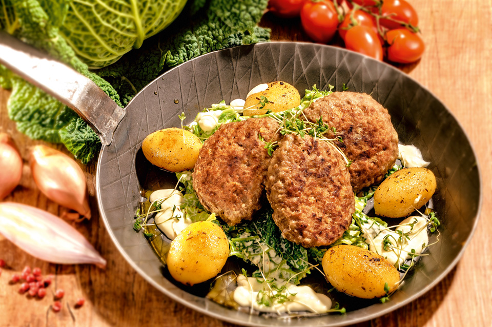 Bio-Rindfleischfrikadelle