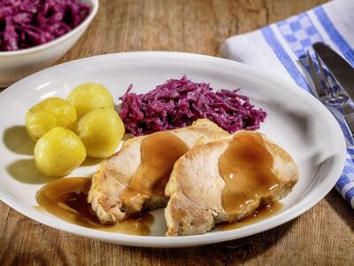 Pork roast, liquid seasoning