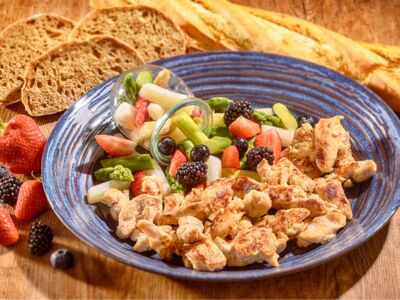 EU-Hähnchenbruststreifen, wie handgeschnitten,