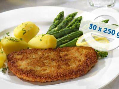 Lachsschnitzel XXL vom Schwein,