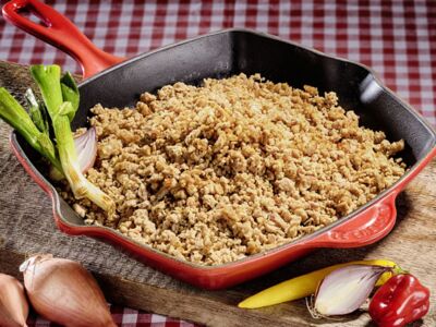 Deutsches Schweinehackfleisch, neutral gewürzt,